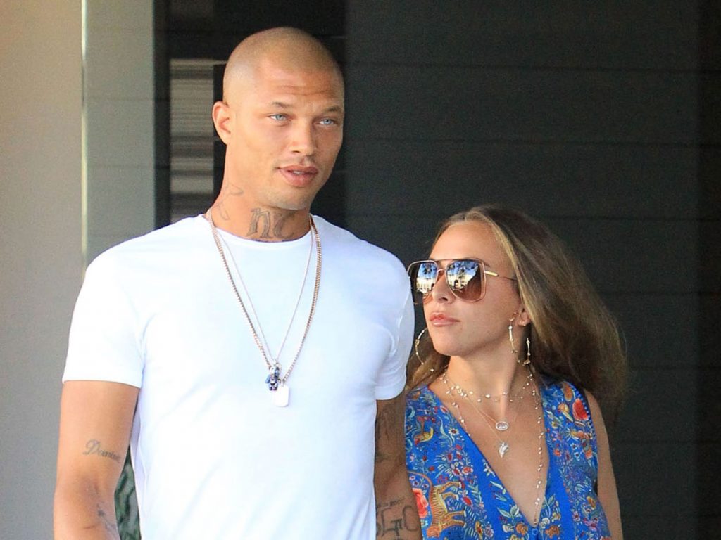 Jeremy Meeks With his Wife