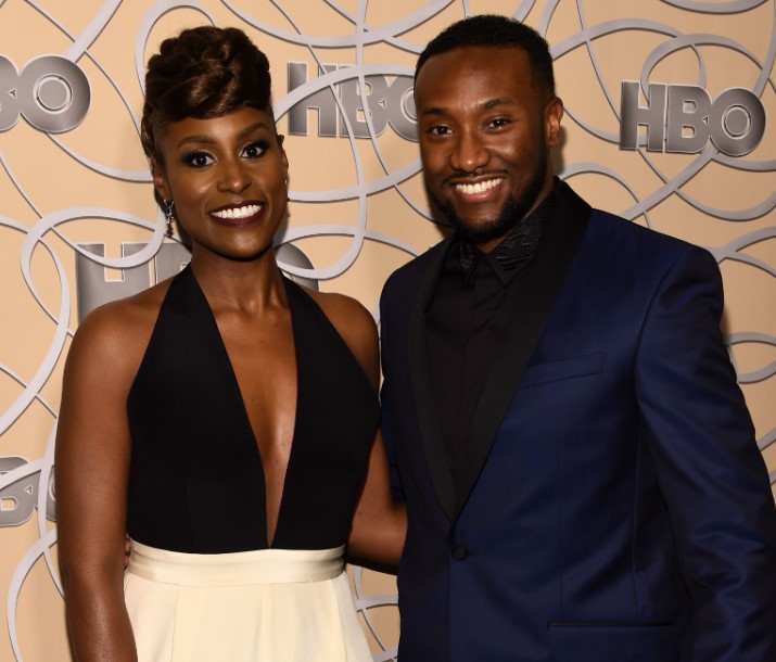 Issa Rae and her partner Louis Diame.