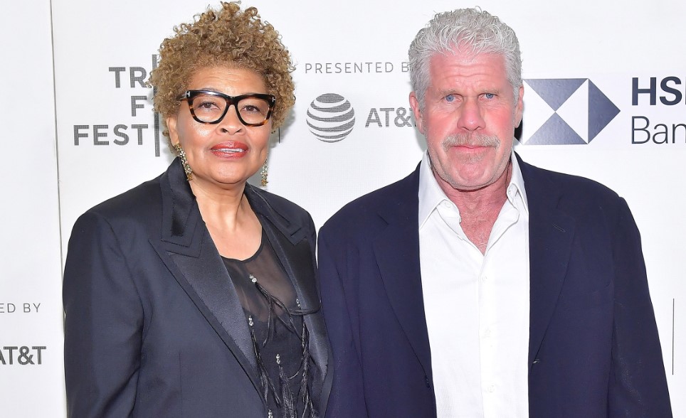 Ron Perlman and her former wife Opal Perlman.