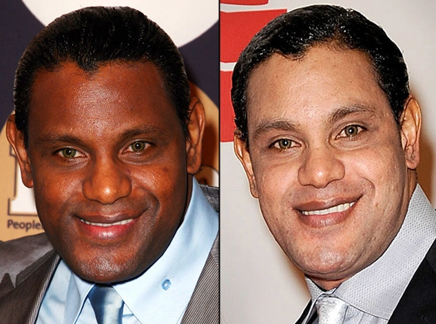 Sammy Sosa; Left (Before) and Right (Now)
