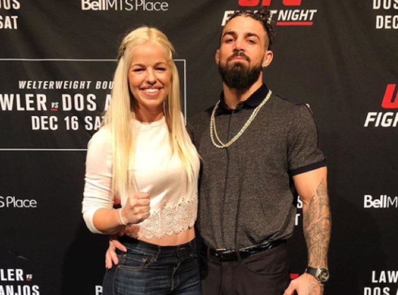 Mike Perry and his former wife Danielle Nickerson.
